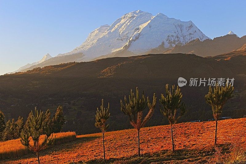 hus球山——安第斯山脉的Cordillera - Huaraz, Ancash，秘鲁